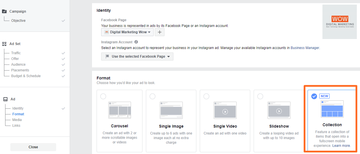 How To] วิธีสร้าง โฆษณา Collection บน Facebook ทำตามได้ทีละขั้นตอน